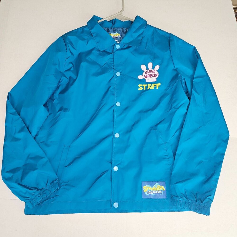 Spongebob Squarepants Staff Jacket Mens Size XS‎ Glove World Amusement Park